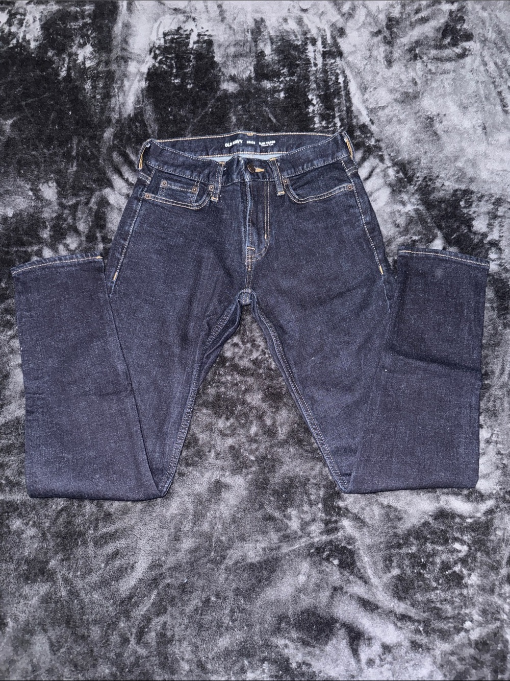 Men's Dark Blue Jeans - Skinny